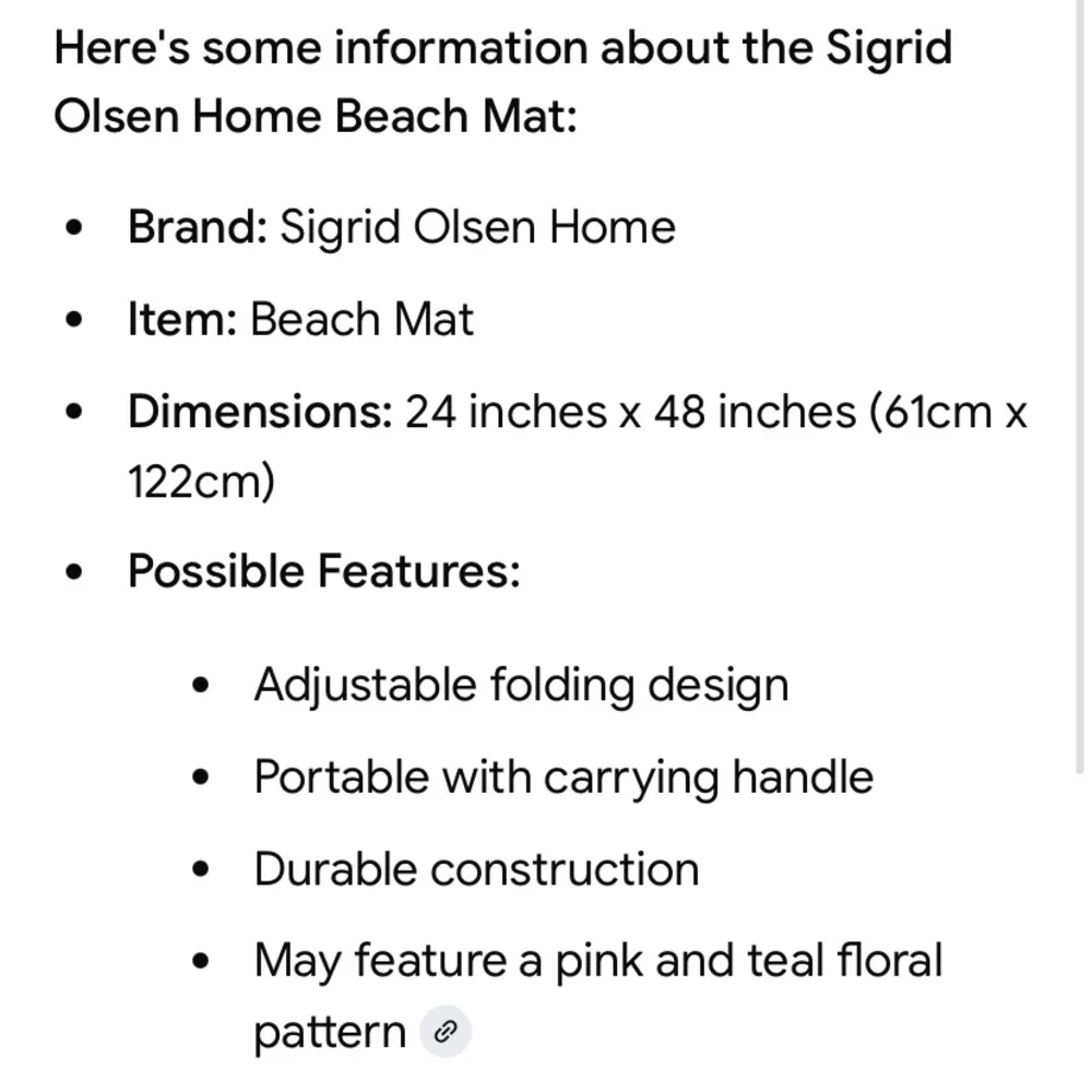 Sigrid Olsen Home Salmon Pink Medallion Print Quilted Beach Pool Roll Mat Towel
